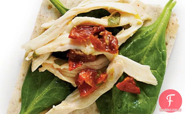 Salada De Frango Com Manjericão E Limão