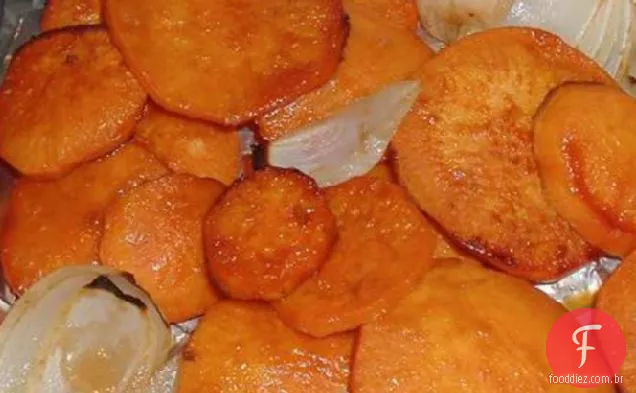 Mel e mostarda Batata-Doce