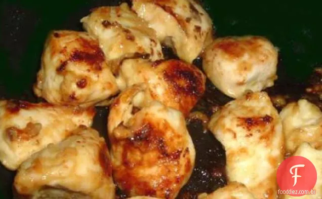 Frango churrasco com um Zing