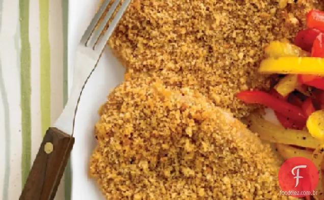 Costeletas De Porco À Milanesa Crocantes