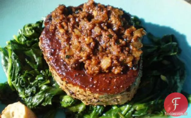 Lombo De Carne Com Mostarda Integral E Molho De Estragão