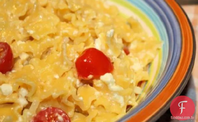 Macarrão com limão e Feta