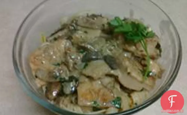 Frango Cremoso Marsala Fettuccine