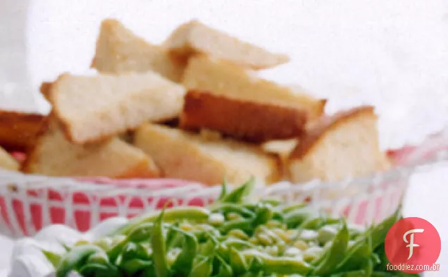 Salada De Feijão Verde marinado e feijão manteiga