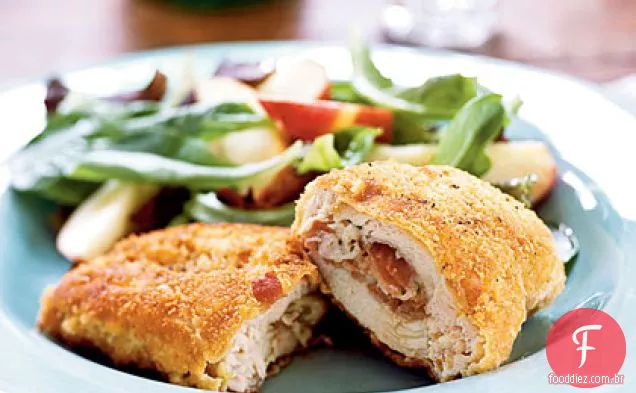 Prosciutto e Fontina-peitos de frango recheados