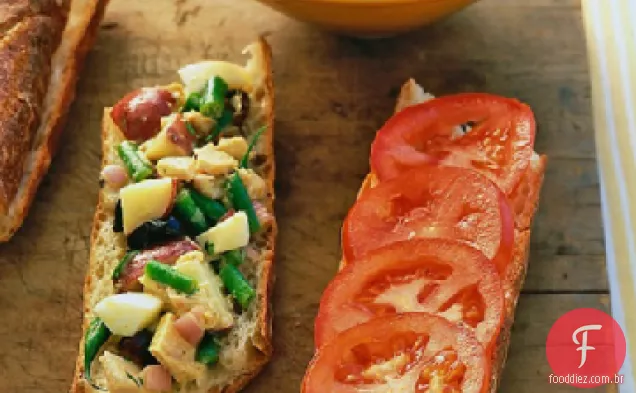 Salade Nicoise Sanduíches
