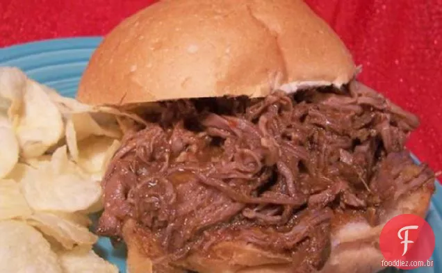 Sanduíches De Carne De Churrasco Zesty