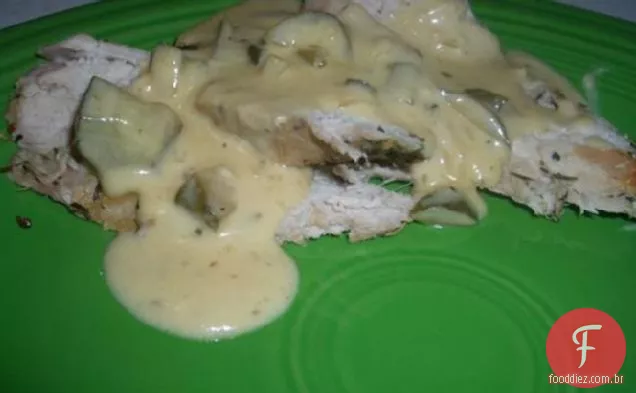 Costeletas De Porco Com Molho De Mostarda
