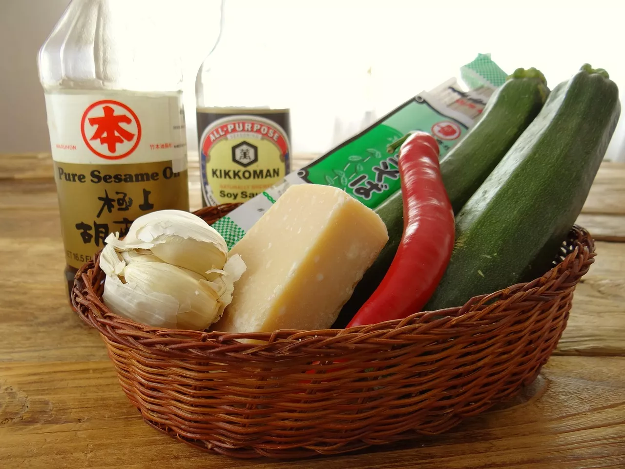 Abobrinha com parmesão